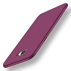 Funda Silicona Ultrafina Goma Carcasa S01 para Samsung Galaxy C7 Pro C7010 Morado