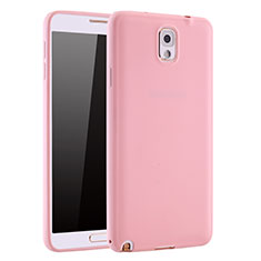 Funda Silicona Ultrafina Goma Carcasa S01 para Samsung Galaxy Note 3 N9000 Rosa