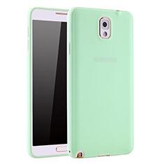 Funda Silicona Ultrafina Goma Carcasa S01 para Samsung Galaxy Note 3 N9000 Verde