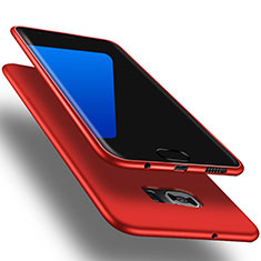 Funda Silicona Ultrafina Goma Carcasa S01 para Samsung Galaxy S7 Edge G935F Rojo