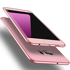 Funda Silicona Ultrafina Goma Carcasa S01 para Samsung Galaxy S7 Edge G935F Rosa