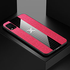 Funda Silicona Ultrafina Goma Carcasa S01 para Xiaomi Mi 10 Lite Rosa Roja