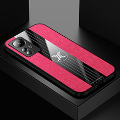 Funda Silicona Ultrafina Goma Carcasa S01 para Xiaomi Mi 12 5G Rojo