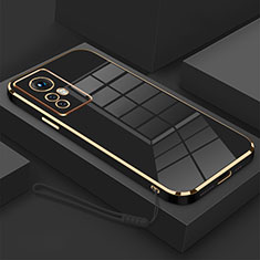 Funda Silicona Ultrafina Goma Carcasa S01 para Xiaomi Mi 12T Pro 5G Negro