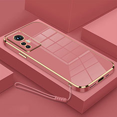 Funda Silicona Ultrafina Goma Carcasa S01 para Xiaomi Mi 12T Pro 5G Rojo