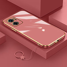 Funda Silicona Ultrafina Goma Carcasa S01 para Xiaomi Redmi 10 Prime Plus 5G Rojo