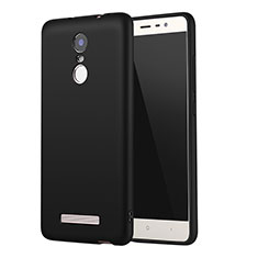 Funda Silicona Ultrafina Goma Carcasa S01 para Xiaomi Redmi Note 3 MediaTek Negro