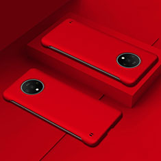 Funda Silicona Ultrafina Goma Carcasa S02 para OnePlus 7T Rojo