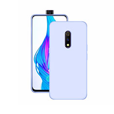 Funda Silicona Ultrafina Goma Carcasa S02 para Oppo K3 Azul Cielo