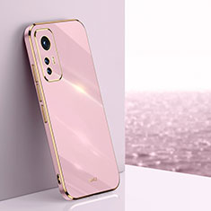 Funda Silicona Ultrafina Goma Carcasa S02 para Xiaomi Mi 12S Pro 5G Rosa