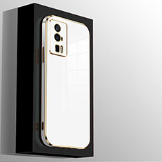 Funda Silicona Ultrafina Goma Carcasa S02 para Xiaomi Poco F5 Pro 5G Blanco
