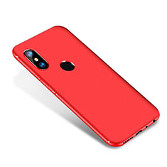 Funda Silicona Ultrafina Goma Carcasa S02 para Xiaomi Redmi Note 5 AI Dual Camera Rojo