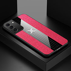 Funda Silicona Ultrafina Goma Carcasa S03 para Samsung Galaxy S21 FE 5G Rojo