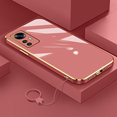 Funda Silicona Ultrafina Goma Carcasa S03 para Xiaomi Mi 12T 5G Rojo