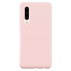 Funda Silicona Ultrafina Goma Carcasa S04 para Huawei P30 Rosa