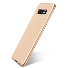 Funda Silicona Ultrafina Goma Carcasa S05 para Samsung Galaxy Note 8 Duos N950F Oro