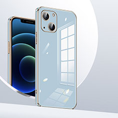 Funda Silicona Ultrafina Goma Carcasa S06 para Apple iPhone 14 Plus Azul