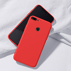 Funda Silicona Ultrafina Goma Carcasa S07 para Huawei Honor 9 Lite Rojo