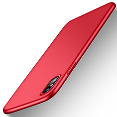 Funda Silicona Ultrafina Goma Carcasa S18 para Apple iPhone X Rojo