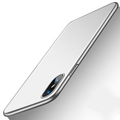 Funda Silicona Ultrafina Goma Carcasa S18 para Apple iPhone Xs Max Plata