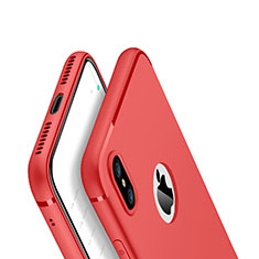 Funda Silicona Ultrafina Goma Carcasa V01 para Apple iPhone Xs Rojo