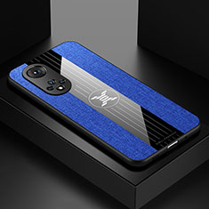Funda Silicona Ultrafina Goma Carcasa X01L para Huawei Honor 50 Pro 5G Azul