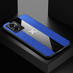 Funda Silicona Ultrafina Goma Carcasa X01L para Oppo A56S 5G Azul