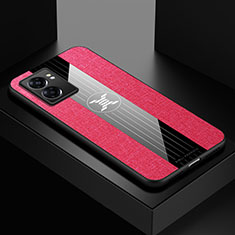 Funda Silicona Ultrafina Goma Carcasa X01L para Oppo A57 5G Rojo