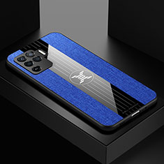 Funda Silicona Ultrafina Goma Carcasa X01L para Oppo F19 Pro Azul