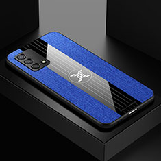 Funda Silicona Ultrafina Goma Carcasa X01L para Oppo F19s Azul