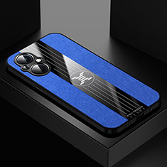 Funda Silicona Ultrafina Goma Carcasa X01L para Oppo F21 Pro 5G Azul