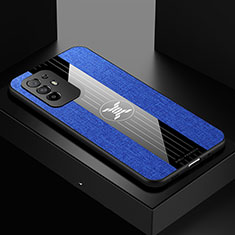 Funda Silicona Ultrafina Goma Carcasa X01L para Oppo Reno5 Z 5G Azul