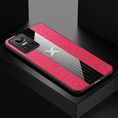 Funda Silicona Ultrafina Goma Carcasa X01L para Realme GT Neo3 5G Rojo