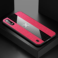 Funda Silicona Ultrafina Goma Carcasa X01L para Samsung Galaxy A01 SM-A015 Rojo