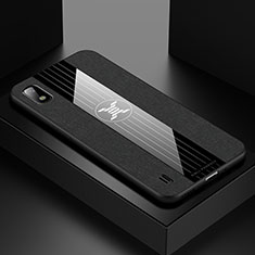 Funda Silicona Ultrafina Goma Carcasa X01L para Samsung Galaxy A10 Negro