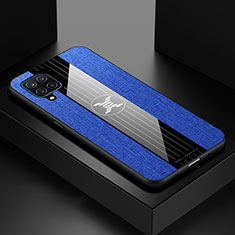 Funda Silicona Ultrafina Goma Carcasa X01L para Samsung Galaxy A12 5G Azul