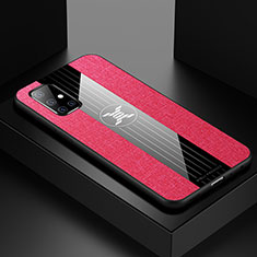 Funda Silicona Ultrafina Goma Carcasa X01L para Samsung Galaxy A51 5G Rojo