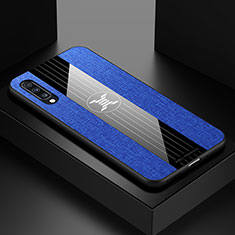 Funda Silicona Ultrafina Goma Carcasa X01L para Samsung Galaxy A70 Azul