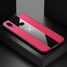 Funda Silicona Ultrafina Goma Carcasa X01L para Samsung Galaxy M01s Rojo