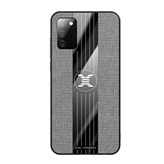 Funda Silicona Ultrafina Goma Carcasa X01L para Samsung Galaxy M02s Gris