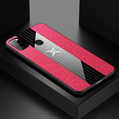 Funda Silicona Ultrafina Goma Carcasa X01L para Samsung Galaxy M21 Rojo