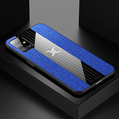 Funda Silicona Ultrafina Goma Carcasa X01L para Samsung Galaxy M31s Azul