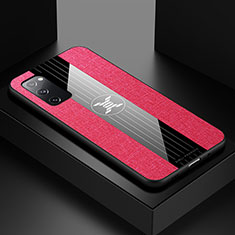 Funda Silicona Ultrafina Goma Carcasa X01L para Samsung Galaxy S20 FE 4G Rojo
