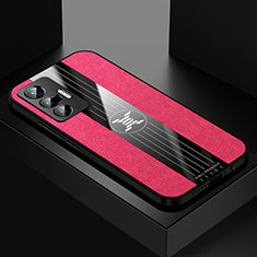 Funda Silicona Ultrafina Goma Carcasa X01L para Vivo X70 5G Rojo