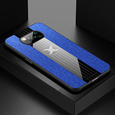 Funda Silicona Ultrafina Goma Carcasa X01L para Xiaomi Poco X3 NFC Azul