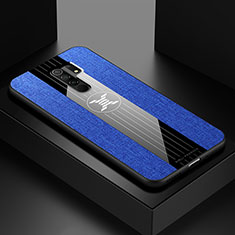 Funda Silicona Ultrafina Goma Carcasa X01L para Xiaomi Redmi 9 Azul