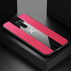 Funda Silicona Ultrafina Goma Carcasa X01L para Xiaomi Redmi 9 Rojo