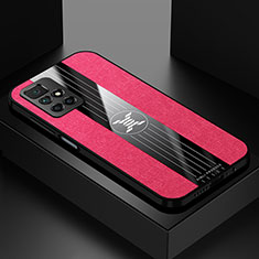 Funda Silicona Ultrafina Goma Carcasa X01L para Xiaomi Redmi Note 11 4G (2021) Rojo