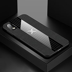 Funda Silicona Ultrafina Goma Carcasa X02L para Samsung Galaxy A01 Core Negro