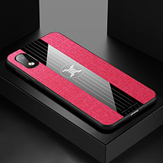 Funda Silicona Ultrafina Goma Carcasa X02L para Samsung Galaxy A01 Core Rojo